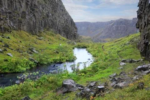 Stunning Icelandic landscape Foto stock