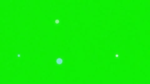 Stunning lightning with falling motion isolated on chroma key green screen Video stock 337047456