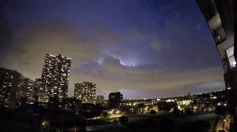 Stunning Lightning Storm Time Lapse (4K) 動画素材 53877076