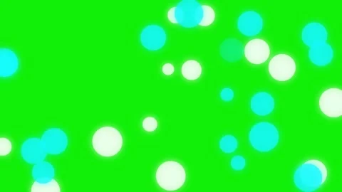 Stunning lights with dynamic motion isolated on chroma key green screen Stock Footage 337047451