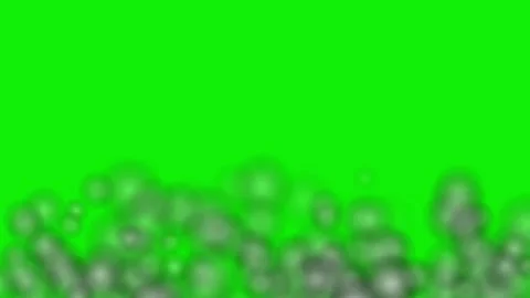 Stunning lots with fluid motion isolated on chroma key green screen Stock-Footage 337047516
