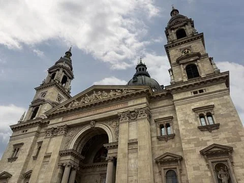Stunning low-angle view of historical building Foto stock