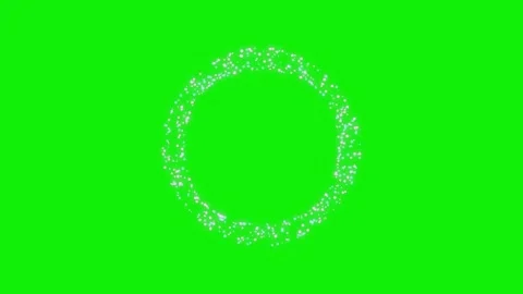 Stunning made with gentle motion isolated on chroma key green screen Stock Footage 337047486