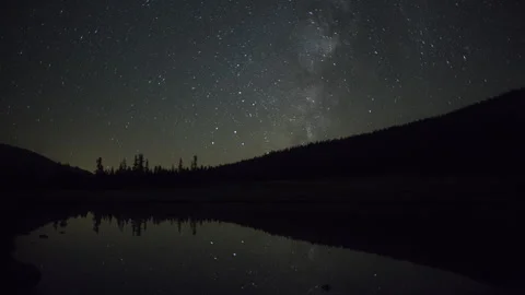 Stunning Milky Way Reflection Timelapse in Yosemite Vidéo 266703915