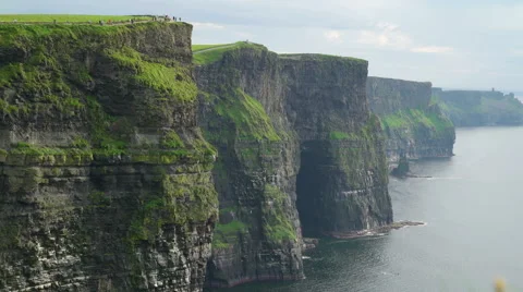 The stunning Moher cliffs in  Ireland Stock Footage 68645582