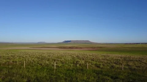 Stunning Montana Plain Stock Footage 77210388