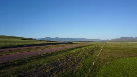 Stunning Montana Plain Stock Footage 77210619