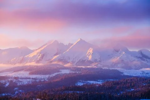 Stunning mountain landscape Stock Photos