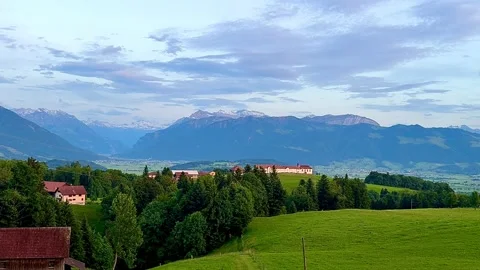 “Stunning Mountain Valley Landscape with Rolling Hills” Video stock 310939255