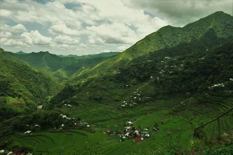 Stunning mountain view of Batad Foto stock