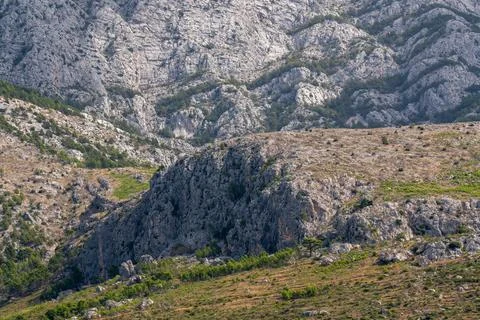 Stunning mountain view from below. Stock Photos