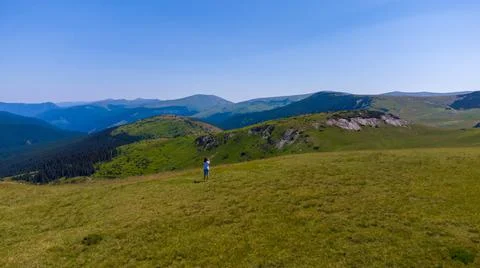 Stunning mountain view Stock Photos