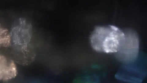 Stunning multi-colored bokeh light effect shines on the background. 스톡 동영상 317449627