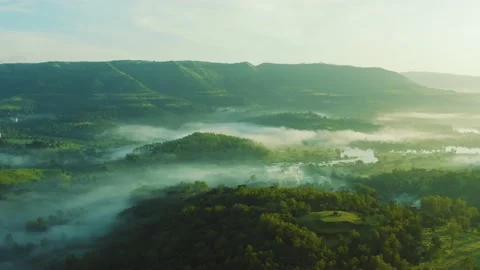 Stunning Panshet River Mist Video stock 149007765
