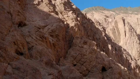 Stunning rock formation, Colored Canyon wide view, Egypt 스톡 동영상 237446736