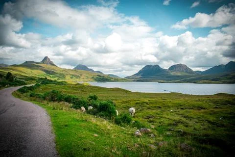 The stunning Scottish Highlands Stock Photos