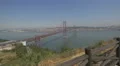 Stunning sight of the 25th of April bridge, Lisbon 4k or 4k+ Resolution