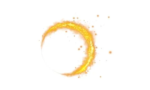 A stunning Smoke Ring with a captivating Glitter Effect that embodies creativity Illustrazione stock