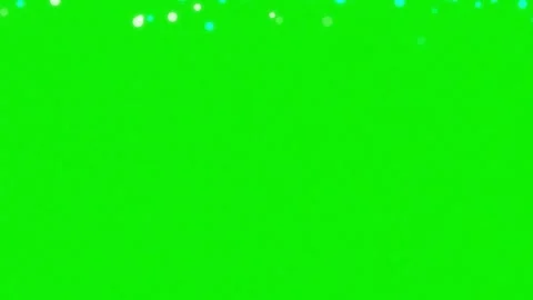 Stunning snow with falling motion isolated on chroma key green screen Stock Footage 337047444