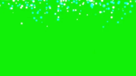Stunning snow with falling motion isolated on chroma key green screen Stock Footage 337047686