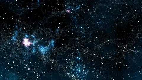 Stunning Star Fields and Nebulae in Deep Space Stock Footage 282312614
