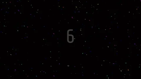 Stunning starry night sky background with deep cosmos celestial particles Video stock 342207363