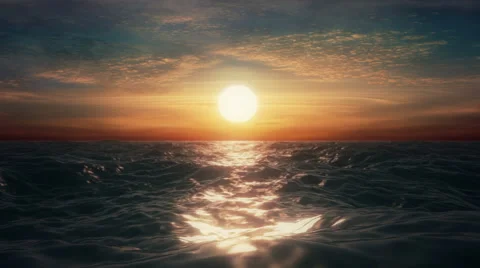 Stunning Sunset On The Stock Footage 62237183