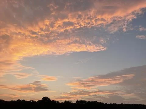 Stunning sunset 스톡 사진