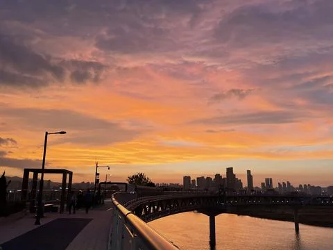 A stunning sunset Stock Photos