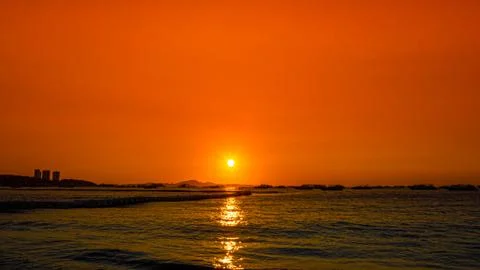 Stunning Sunset View Stock Photos