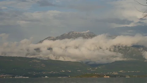 Stunning time lapse at Bay of Kotor - Cattaro - Montenegro 動画素材 109045962
