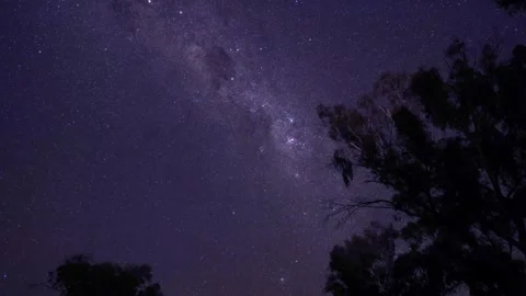 Stunning time lapse of the milky way galaxy moving across the night sky wit.. Stock Footage 333378183