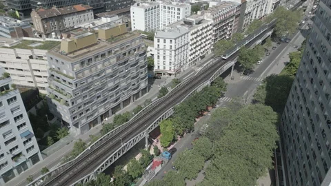 Stunning tracking Euro Train Stock Footage 274913428