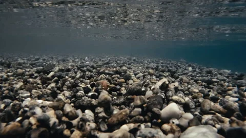 Stunning Underwater view of ocean Stock Footage 195434858