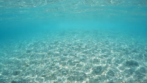 Stunning Underwater view of ocean Stock Footage 196402618