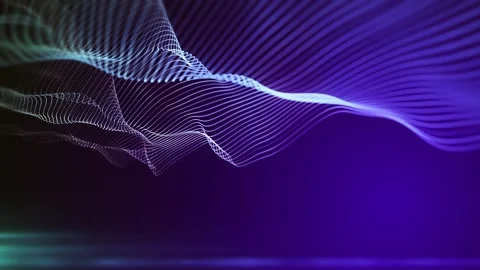 Stunning vague abstract concept lines Stock Footage 342211321