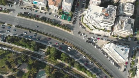 Stunning view of Athens Stock Footage 130246726