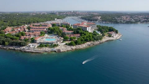 A stunning view captured by drone along the shores of the Mediterranean Sea. Stock Footage 281253836