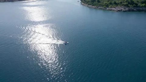 A stunning view captured by drone along the shores of the Mediterranean Sea. Stock Footage 281254388