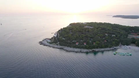 A stunning view captured by drone along the shores of the Mediterranean Sea. Stock Footage 281254949