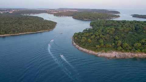 A stunning view captured by drone along the shores of the Mediterranean Sea. Stock Footage 281255014