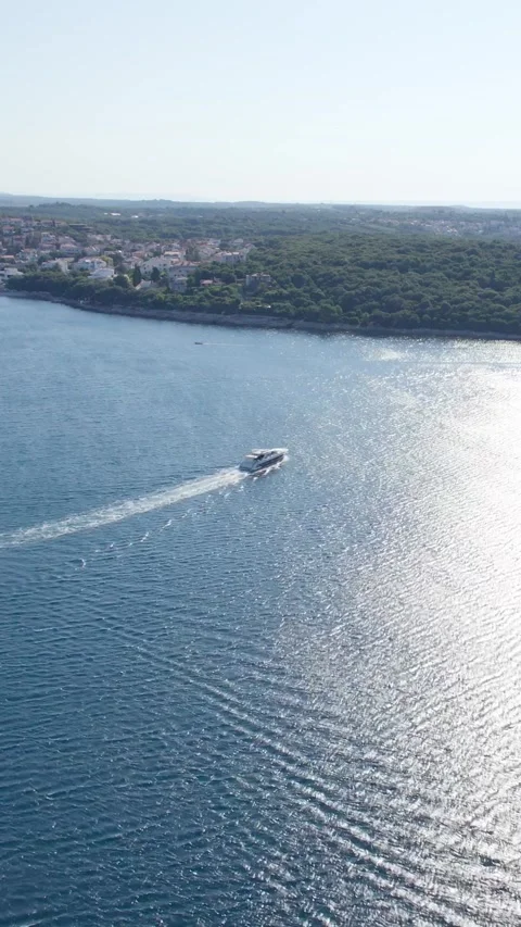 A stunning view captured by drone along the shores of the Mediterranean Sea. Stock Footage 281346650