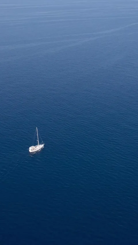 A stunning view captured by drone along the shores of the Mediterranean Sea. Stock Footage 281346849