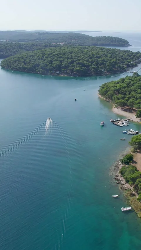 A stunning view captured by drone along the shores of the Mediterranean Sea. Stock Footage 281346931