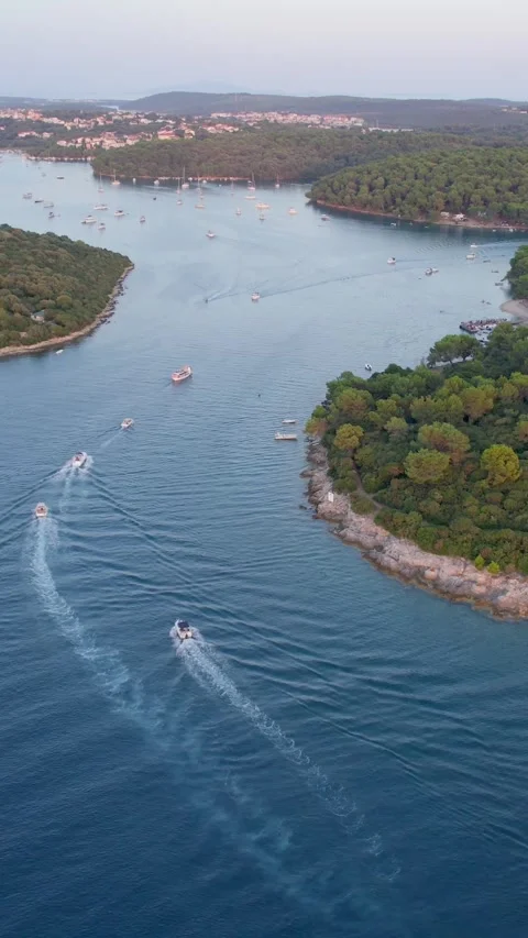 A stunning view captured by drone along the shores of the Mediterranean Sea. Stock Footage 281347337