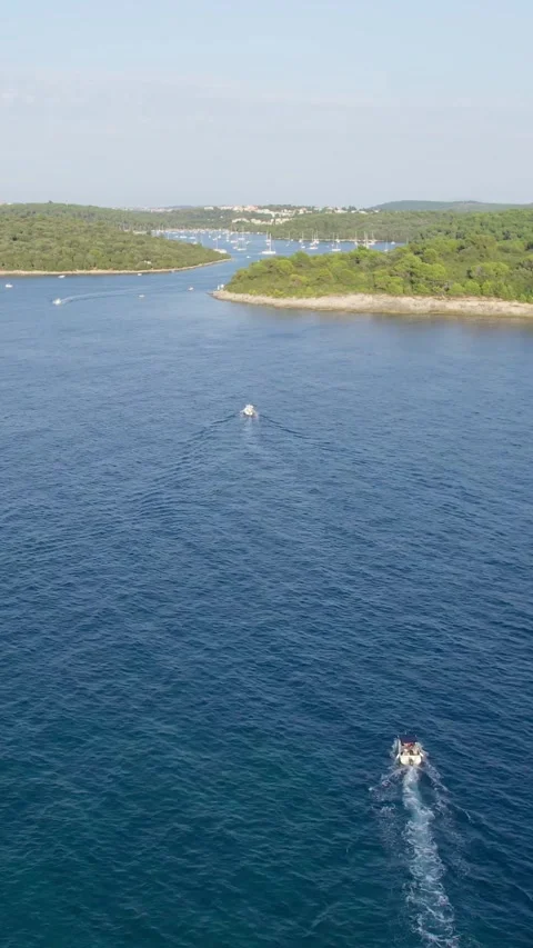 A stunning view captured by drone along the shores of the Mediterranean Sea. Stock Footage 281347595