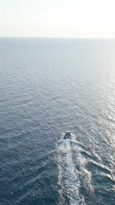 A stunning view captured by drone along the shores of the Mediterranean Sea. Stock Footage 281347709