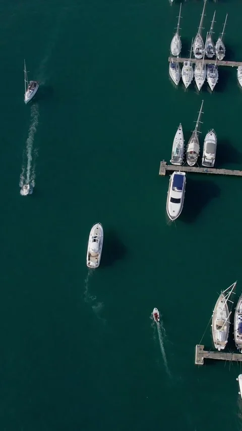 A stunning view captured by drone along the shores of the Mediterranean Sea. Stock Footage 281348035