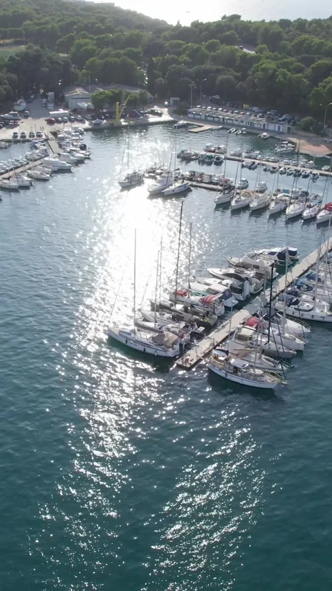 A stunning view captured by drone along the shores of the Mediterranean Sea. Stock Footage 281348246