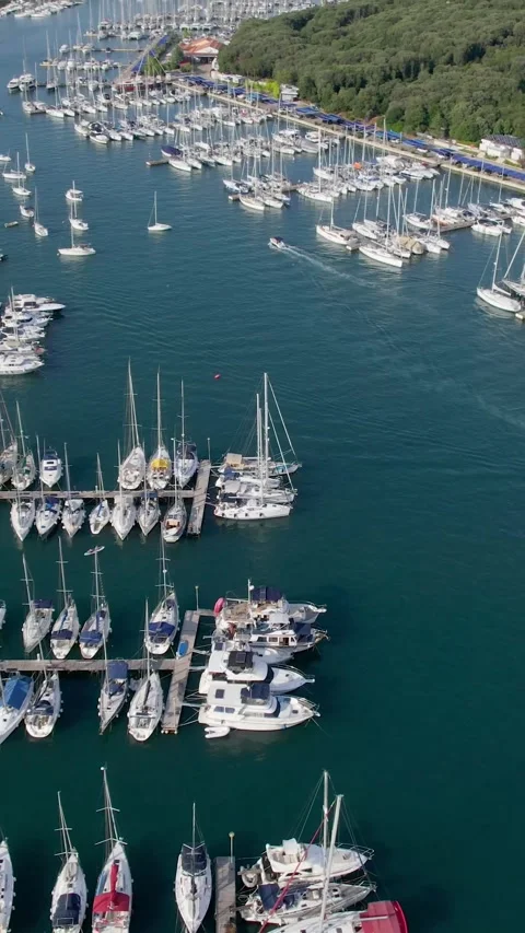 A stunning view captured by drone along the shores of the Mediterranean Sea. 스톡 동영상 281348316
